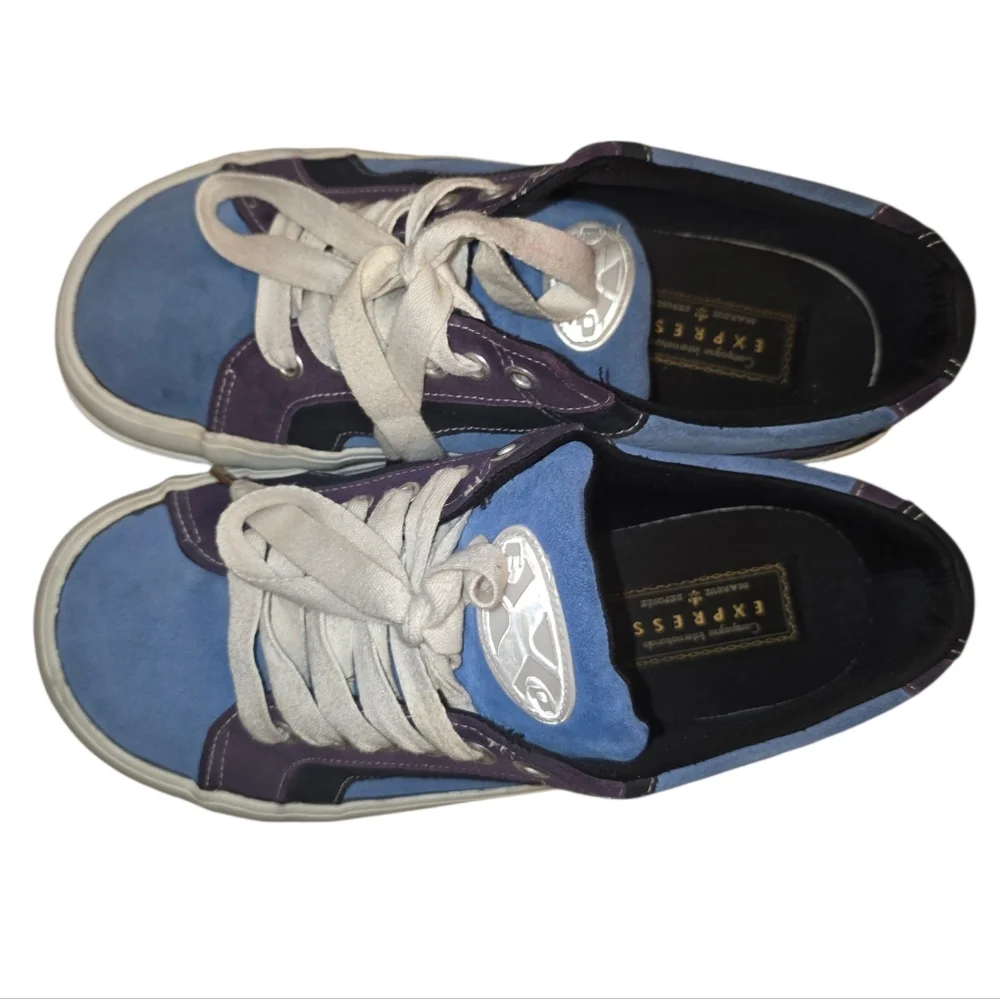 Express 90s Platform Colorblock Sneaker - Picture 2 of 10